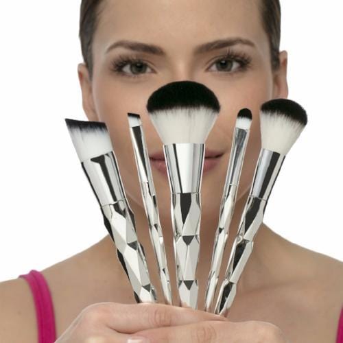 Makeup Brush - Diamond Set (5 pcs) On Sale